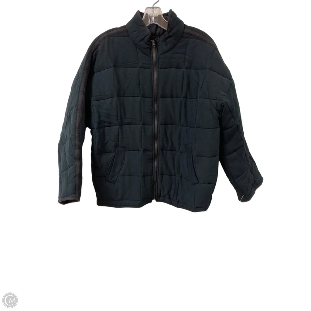 Coat Puffer & Quilted By Thread And Supply In Black, Size: S