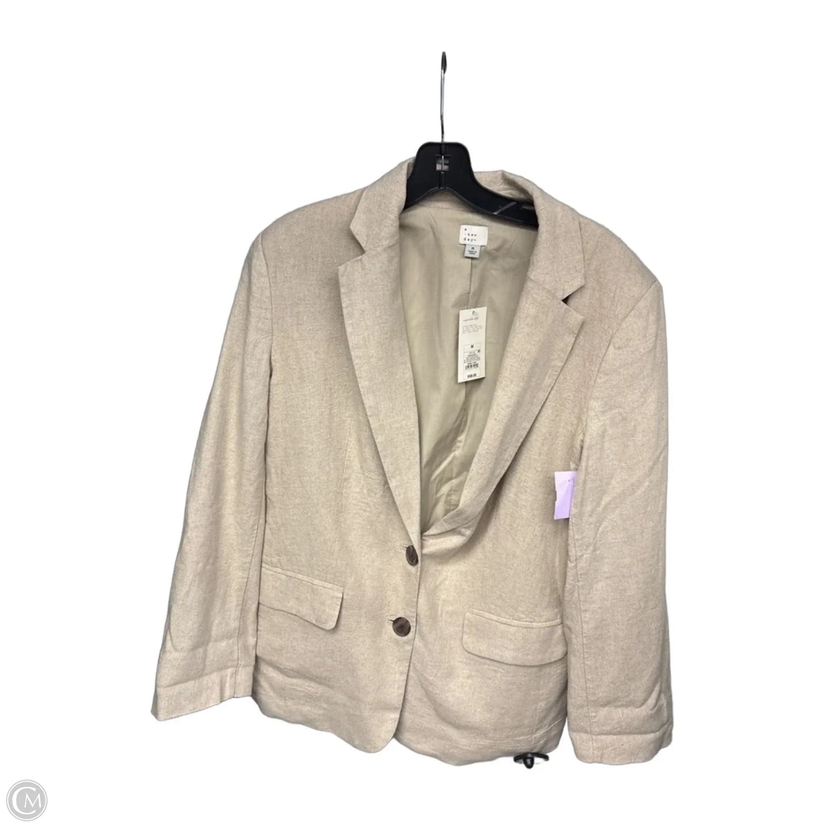 Blazer By A New Day In Cream, Size: M