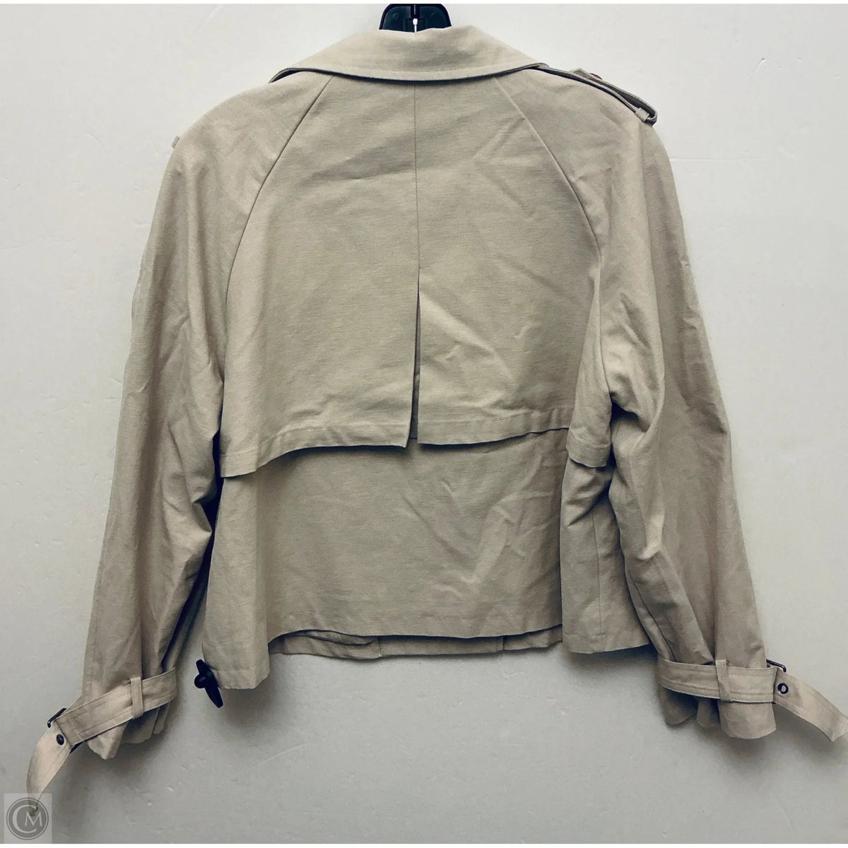 Coat Peacoat By Nicole Miller In Tan, Size: L