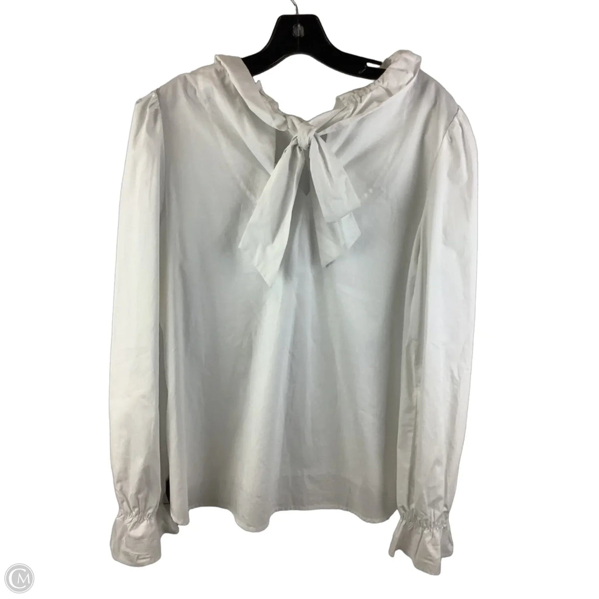 Top Long Sleeve By Mazik In White, Size: L
