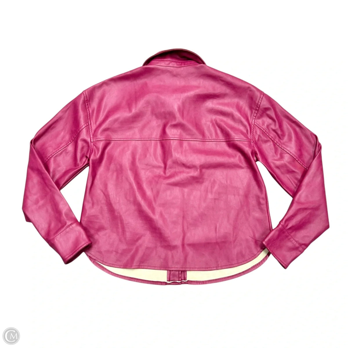 Jacket Shirt By 7 For All Mankind In Purple, Size: S