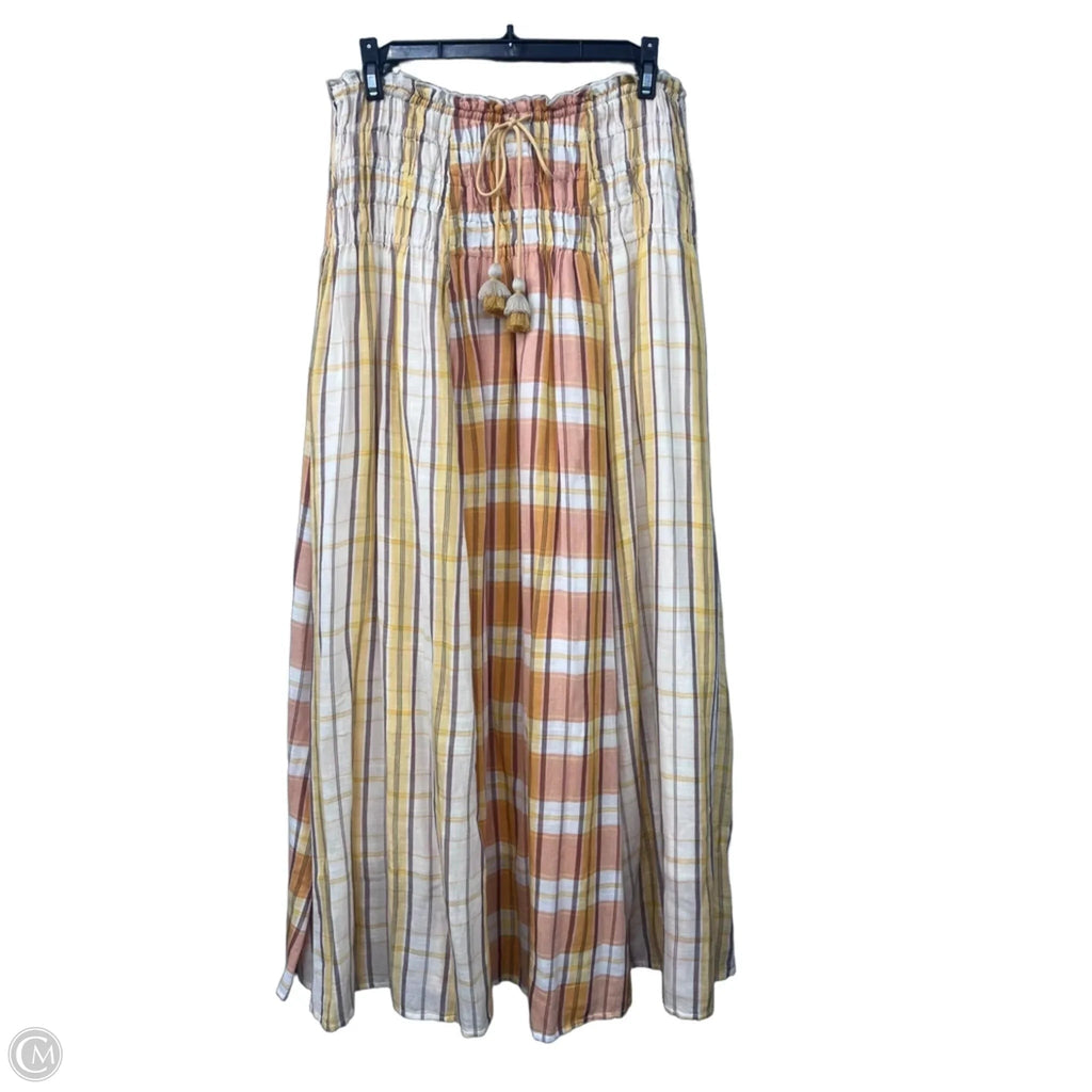 Skirt Maxi By Lucky Brand In Yellow, Size: S