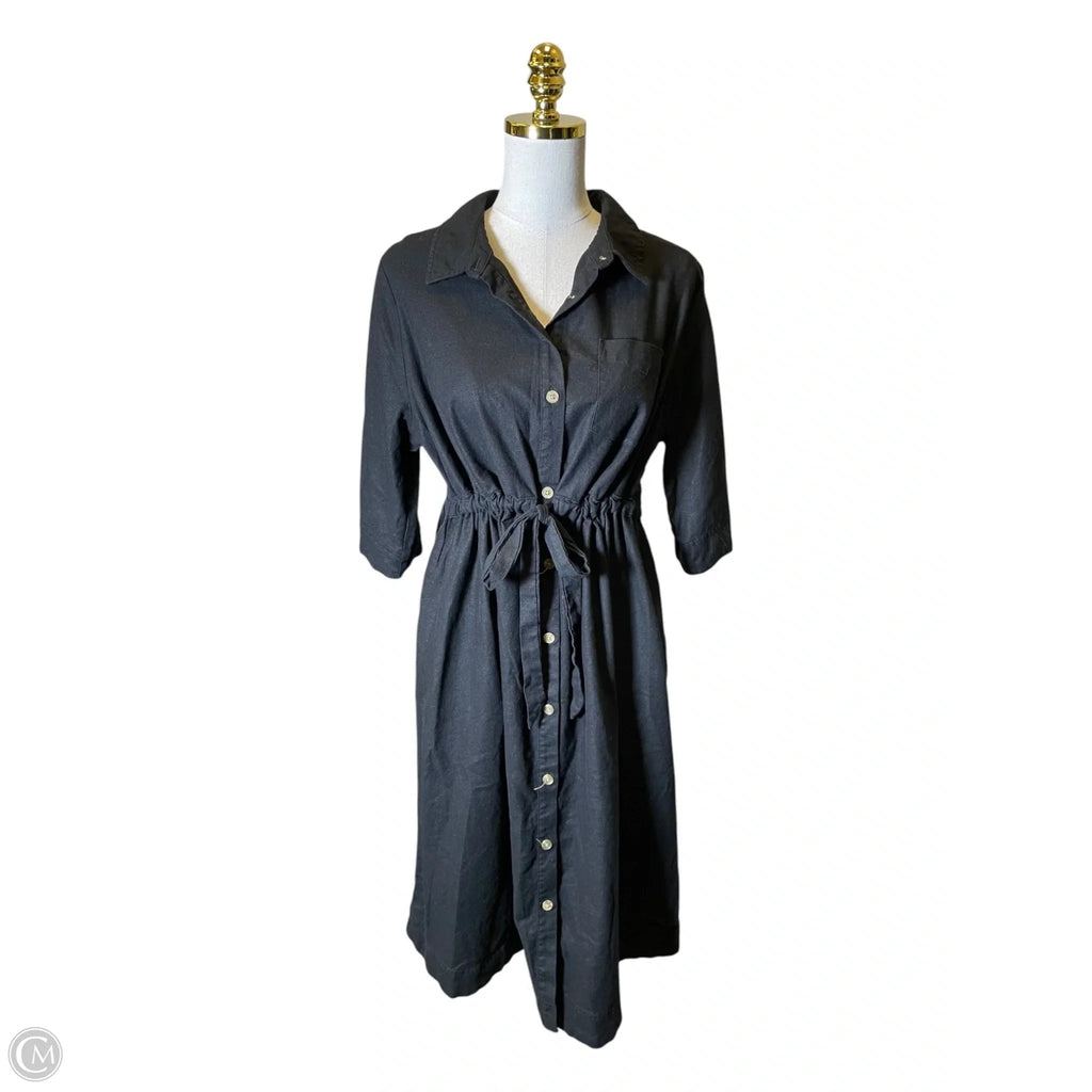 Dress Casual Midi By Ingrid & Isabel In Black, Size: L