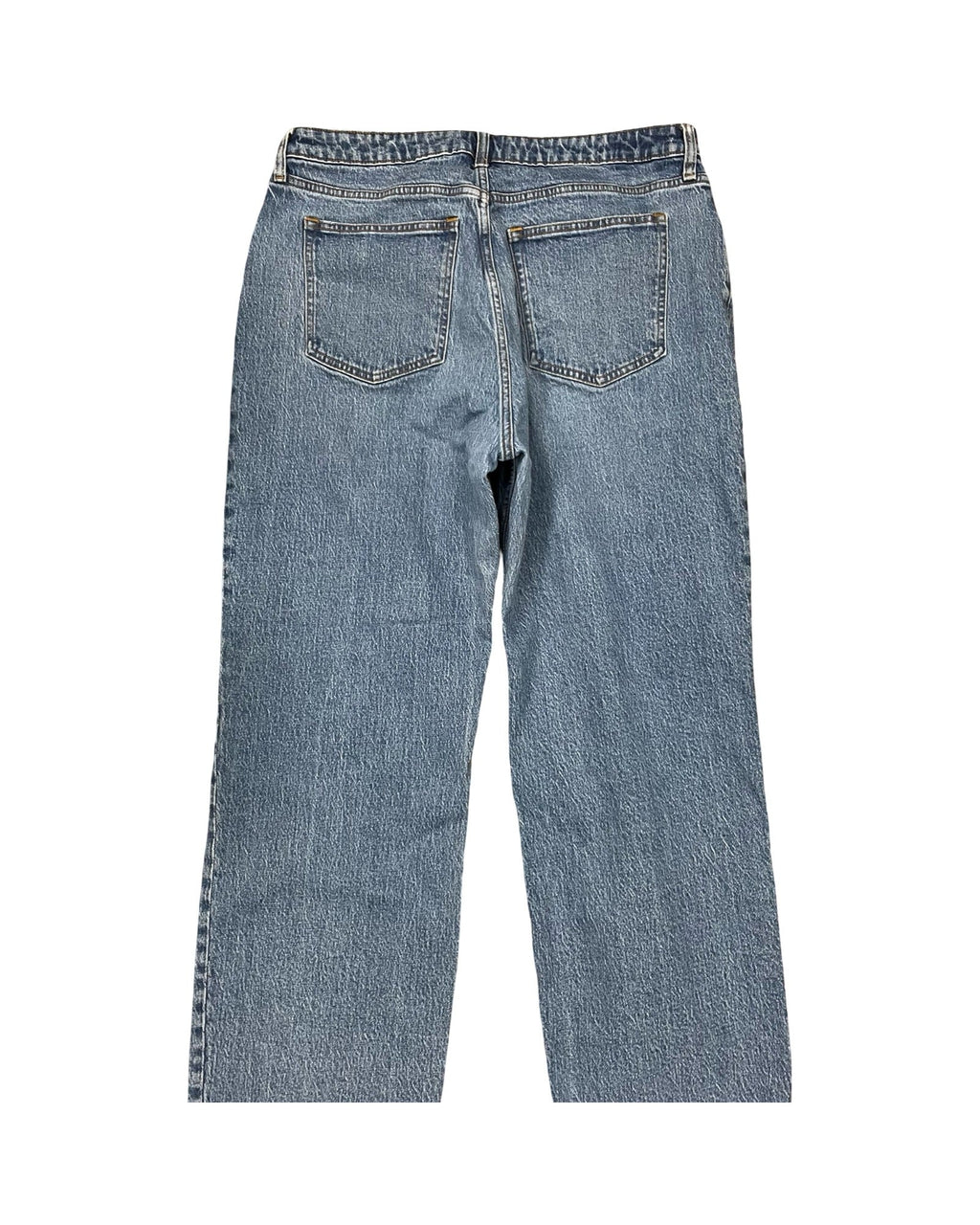 Jeans Straight By Abercrombie And Fitch In Blue Denim, Size:16