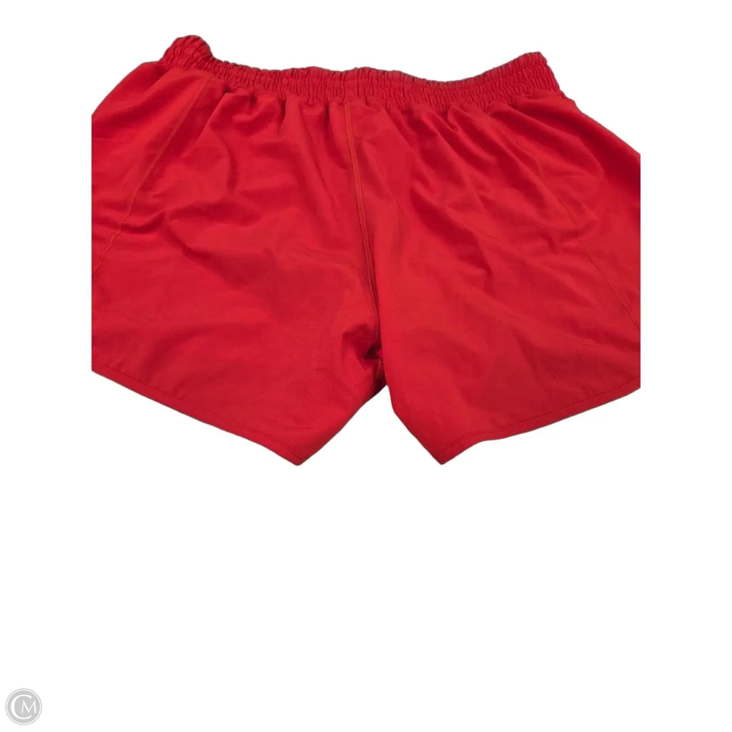 Athletic Shorts By Lululemon In Orange, Size: 10