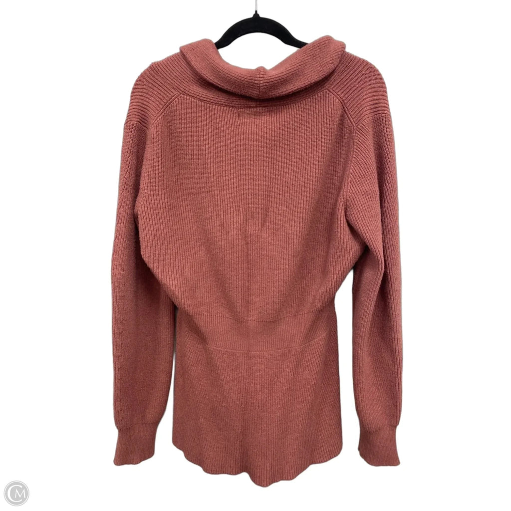 Cardigan By Clothes Mentor In Mauve, Size: Xl