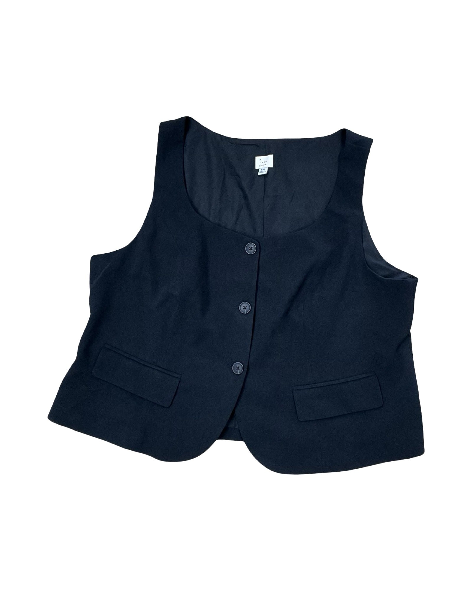 Vest Other By A New Day In Black, Size:1X