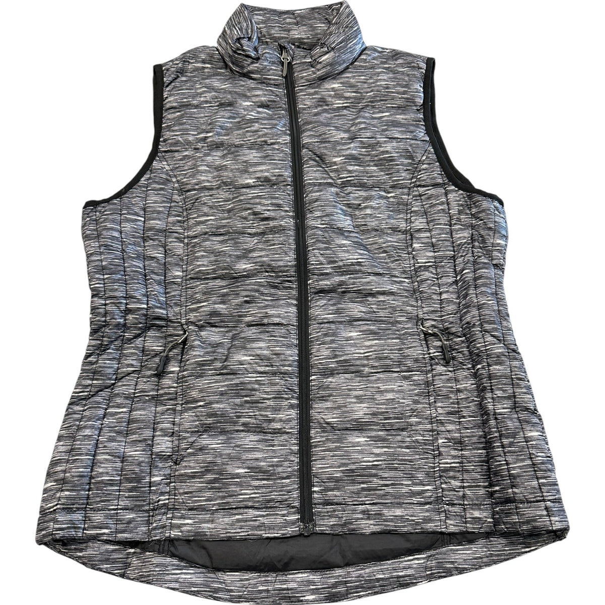 Vest Puffer & Quilted By 32 Degrees In Black & Grey, Size:S