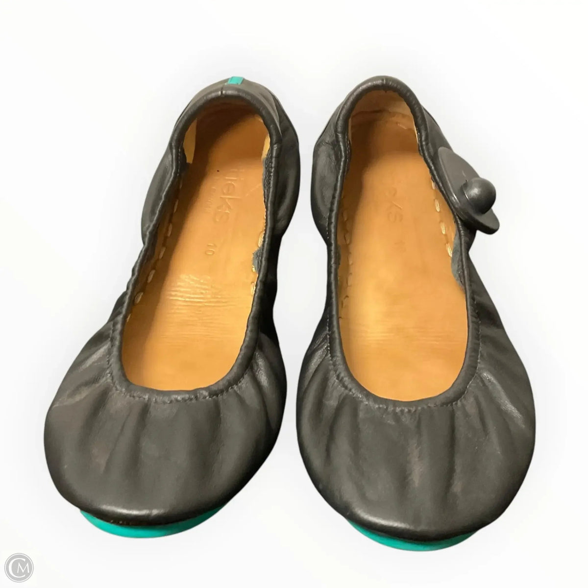 Shoes Designer By Tieks In Black, Size: 10