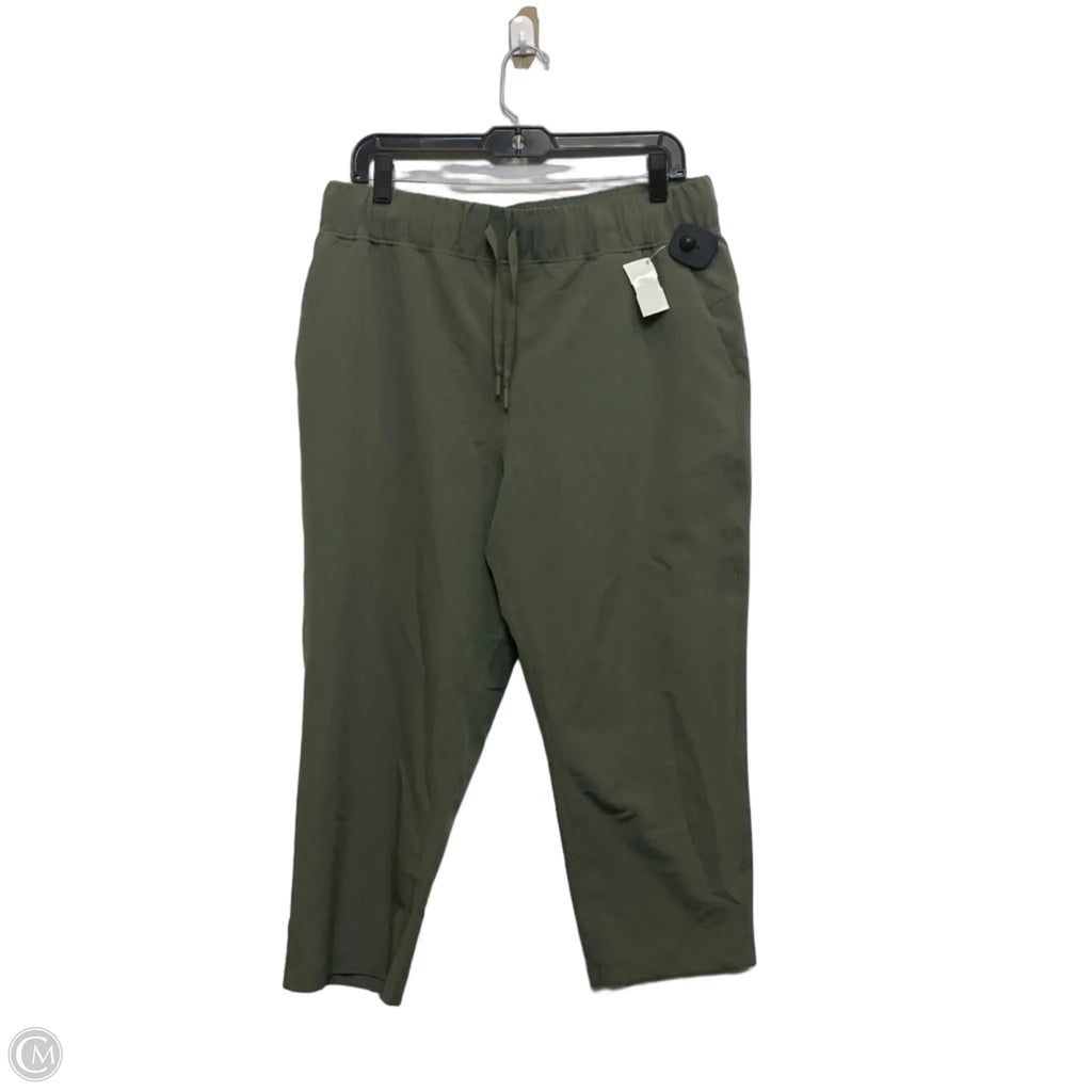 Athletic Pants By 90 Degrees By Reflex In Green, Size: Xl