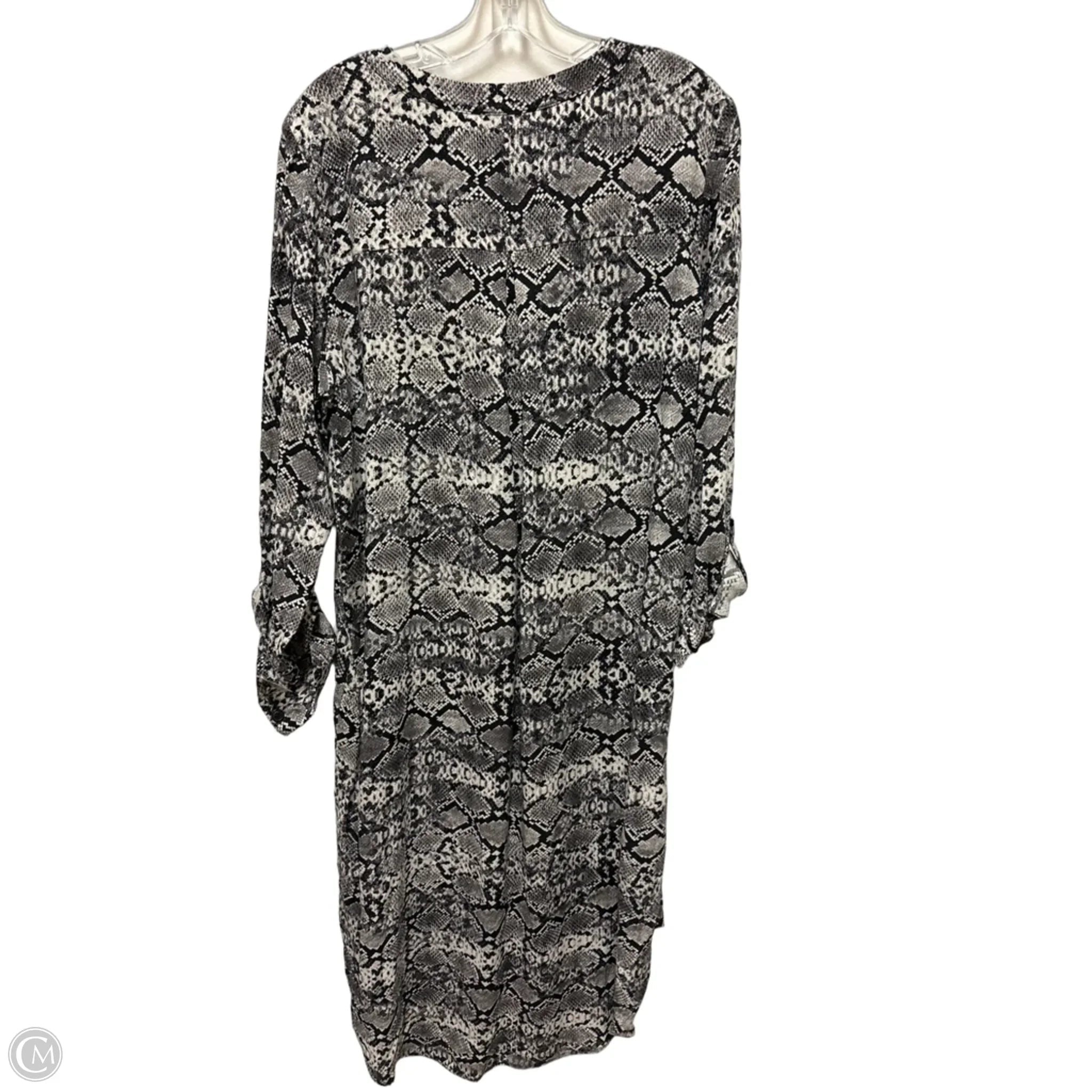 Dress Casual Midi By Alex & Lili In Snakeskin Print, Size: L