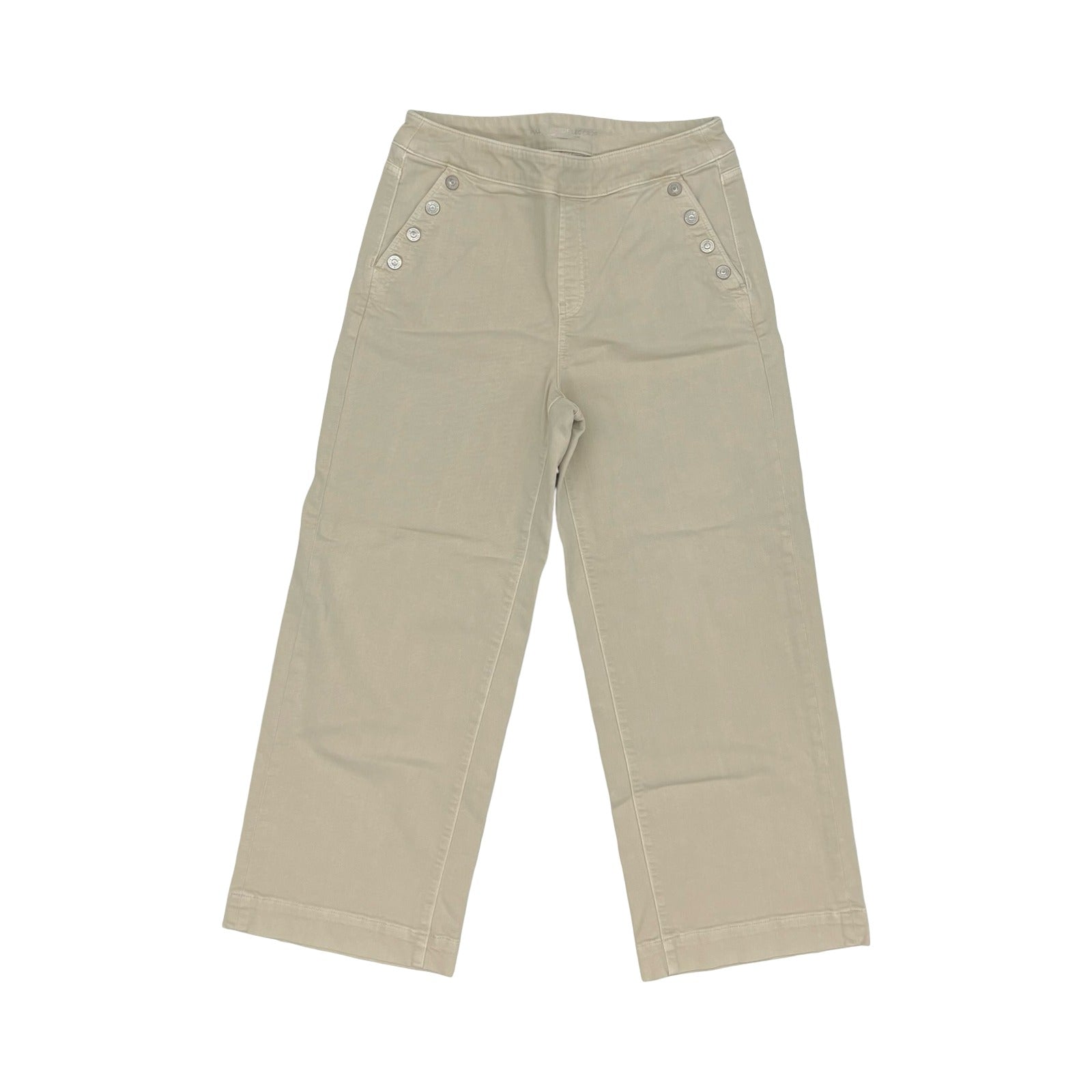 Jeans Cropped By Chicos In Tan Denim, Size:12