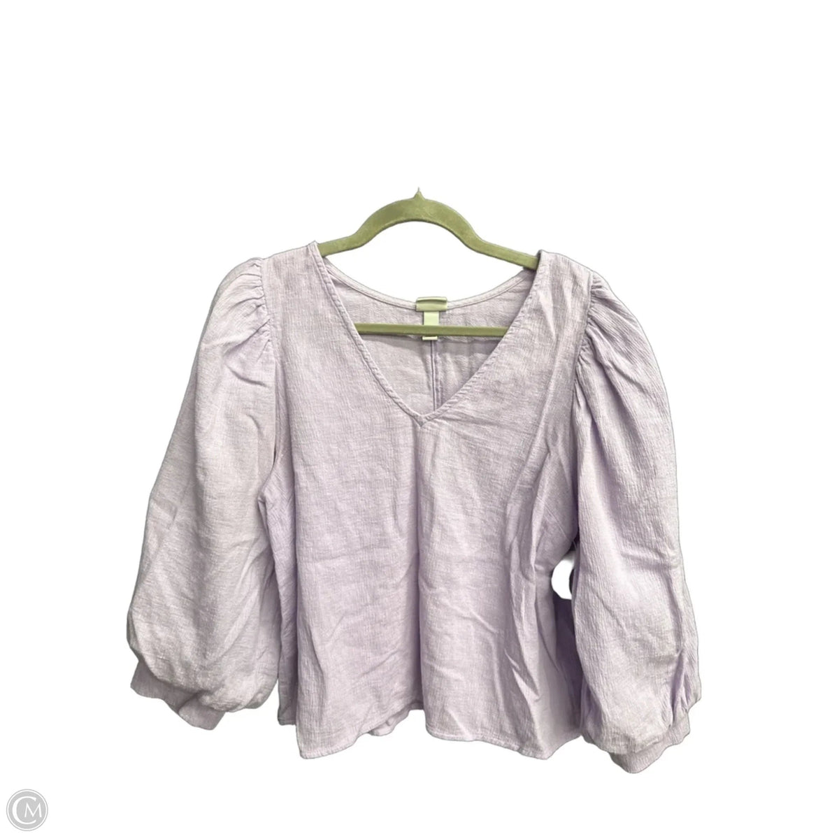 Top Long Sleeve By A New Day In Purple, Size: M