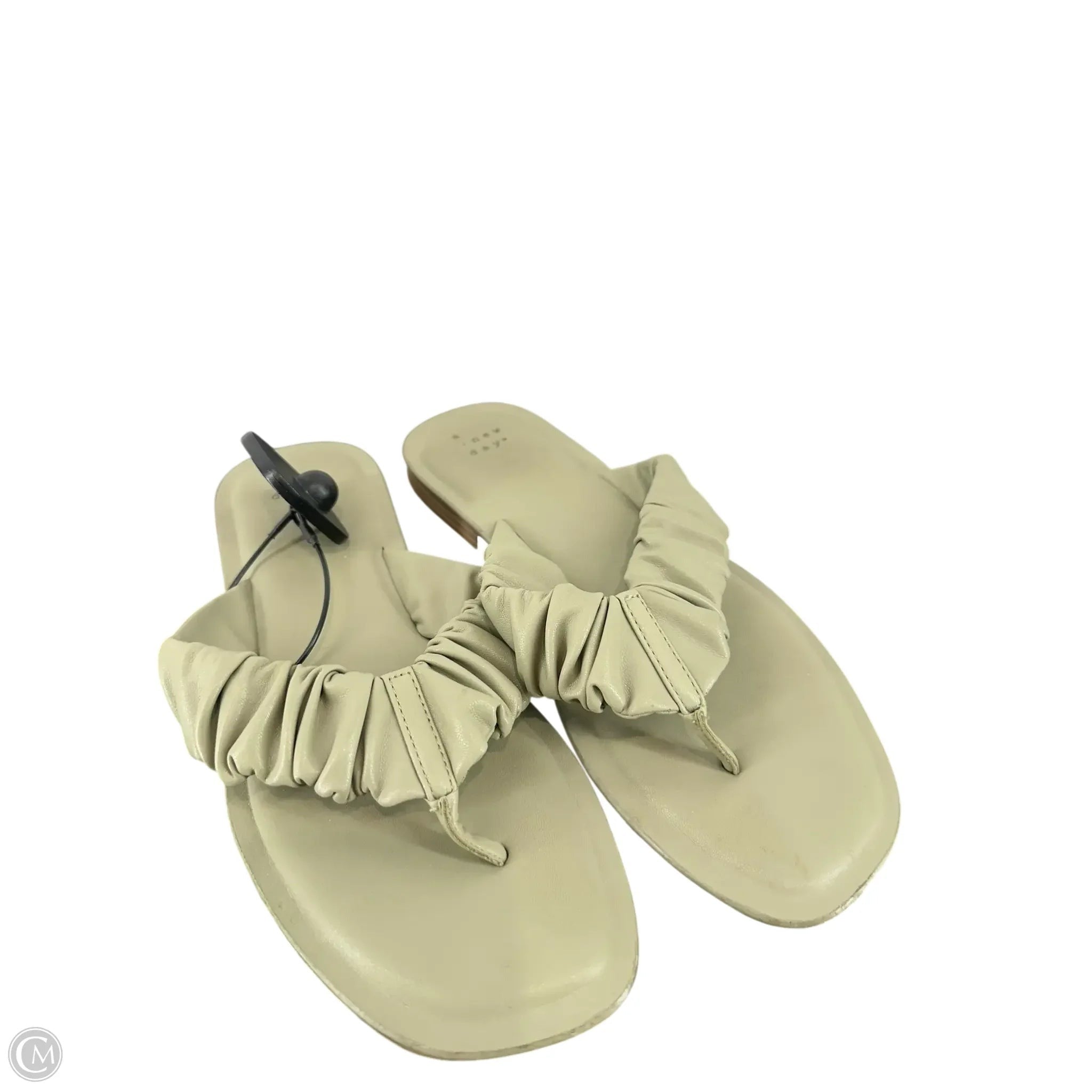 Sandals Flats By A New Day In Green, Size: 8.5