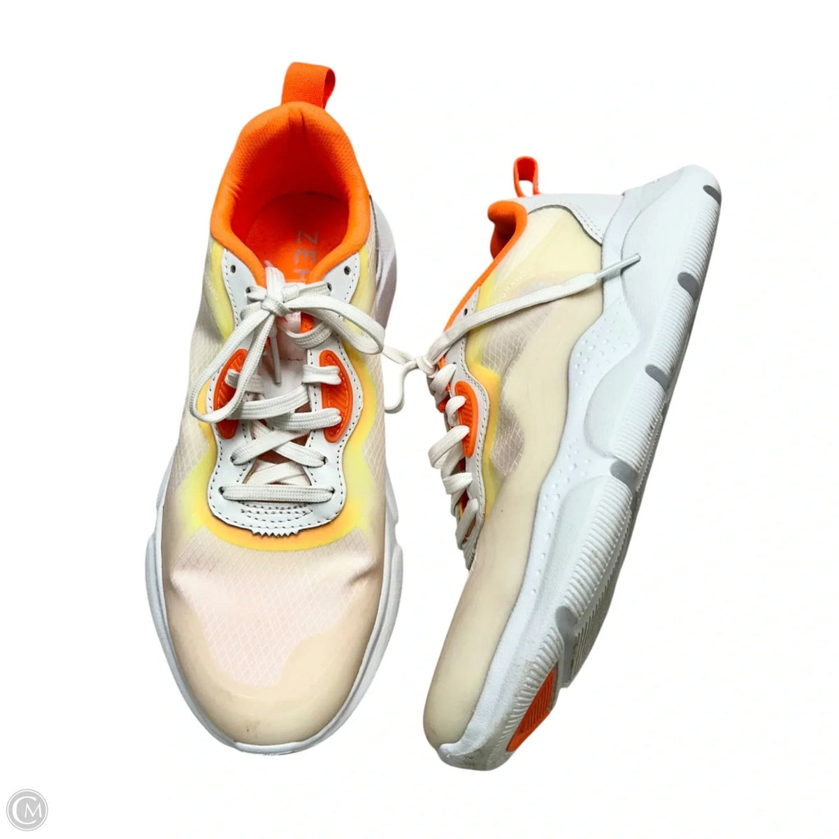 Shoes Athletic By Cole-haan In Orange & White, Size: 7