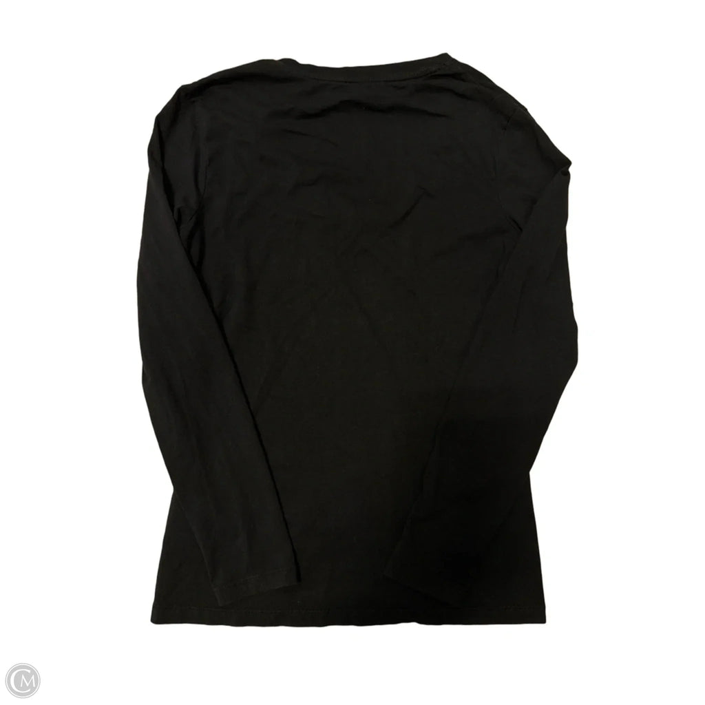 Top Long Sleeve Basic By Banana Republic In Black, Size: S