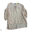 Top 3/4 Sleeve By Ellen Tracy In Peach, Size: S