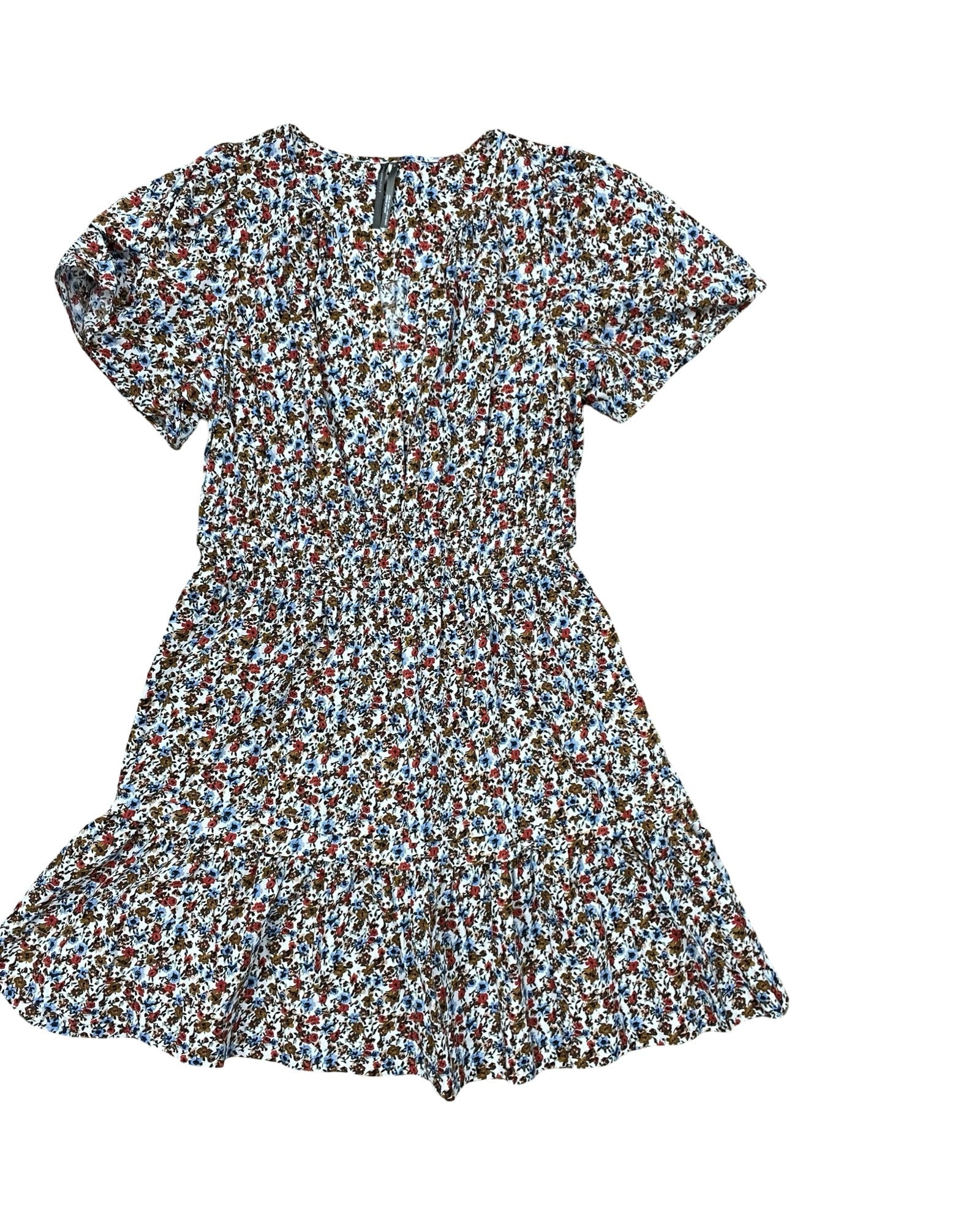 Dress Casual Short By Anthropologie In Floral Print, Size:M