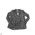 New! Top Long Sleeve By Veronica M In Black & Cream, Size: Xs