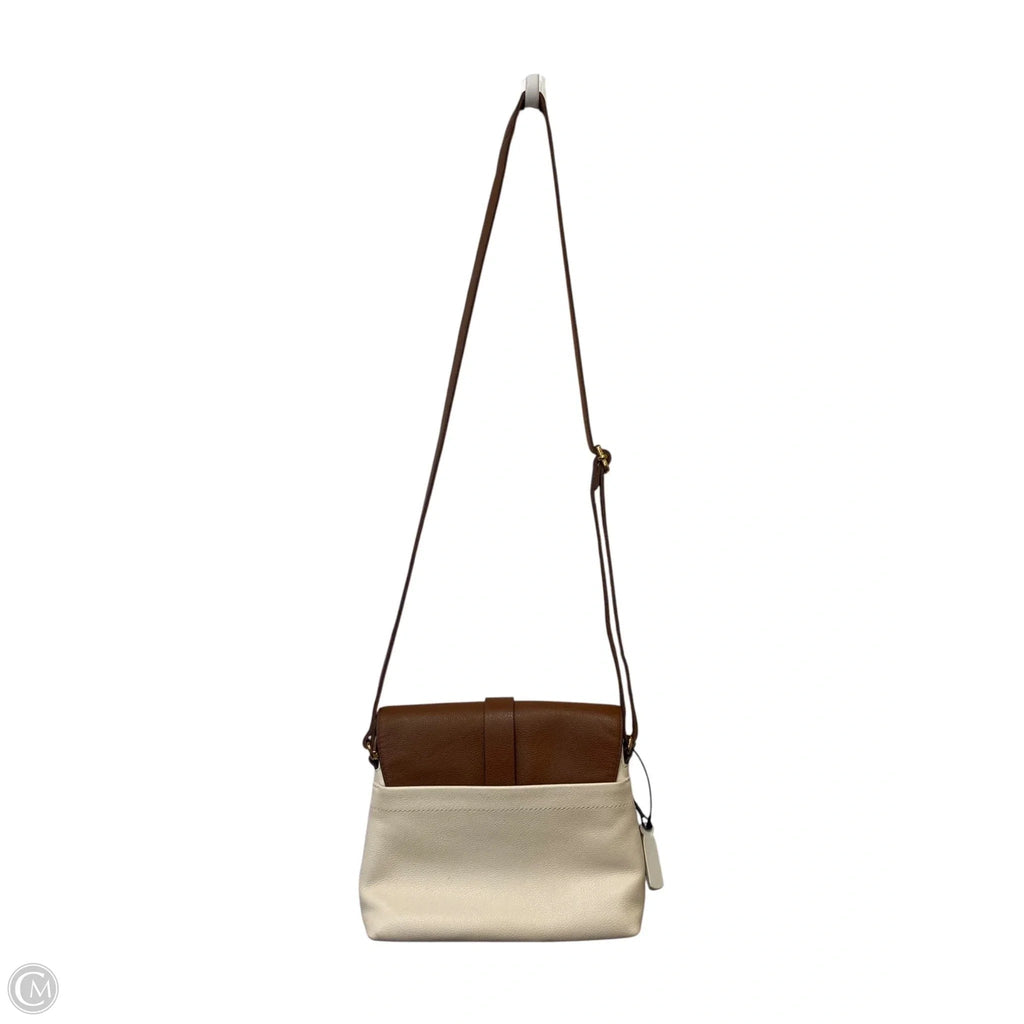 Handbag Leather By Fossil, Size: Small
