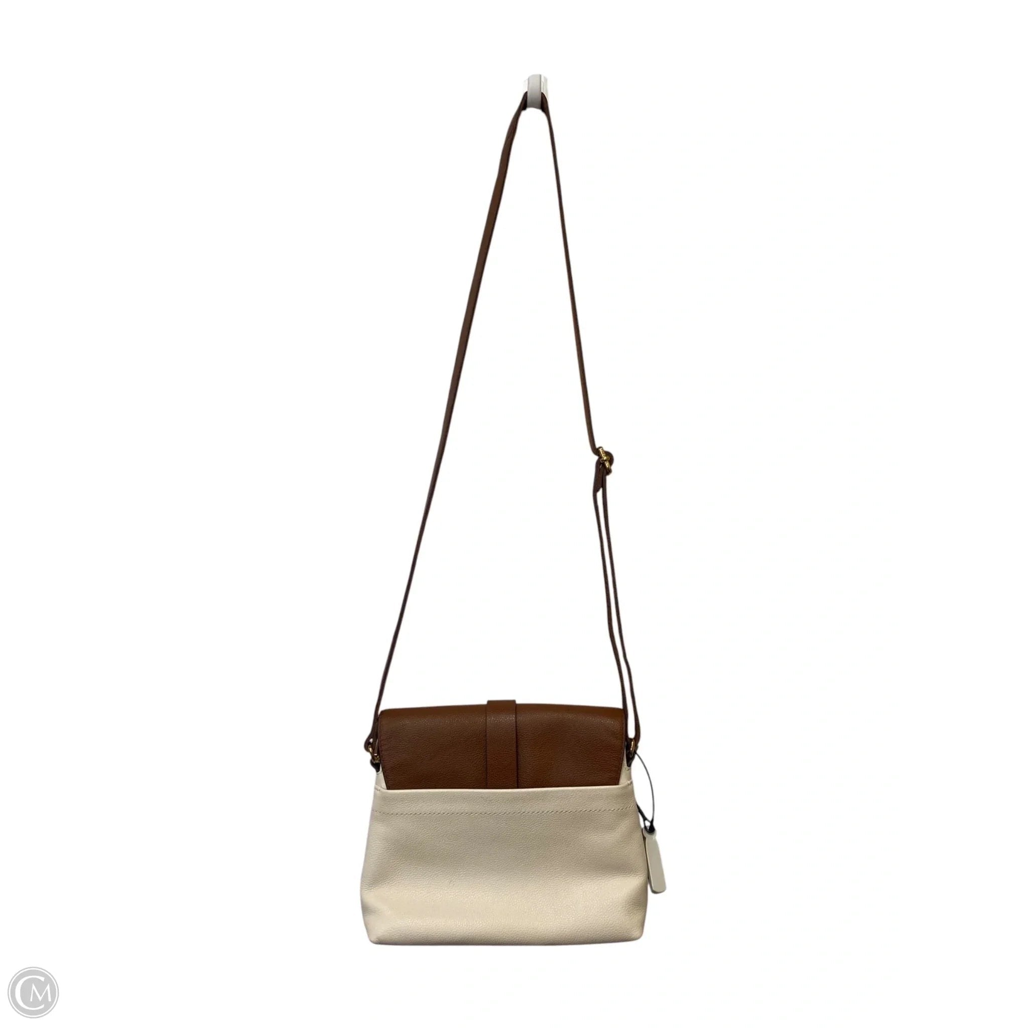 Handbag Leather By Fossil, Size: Small