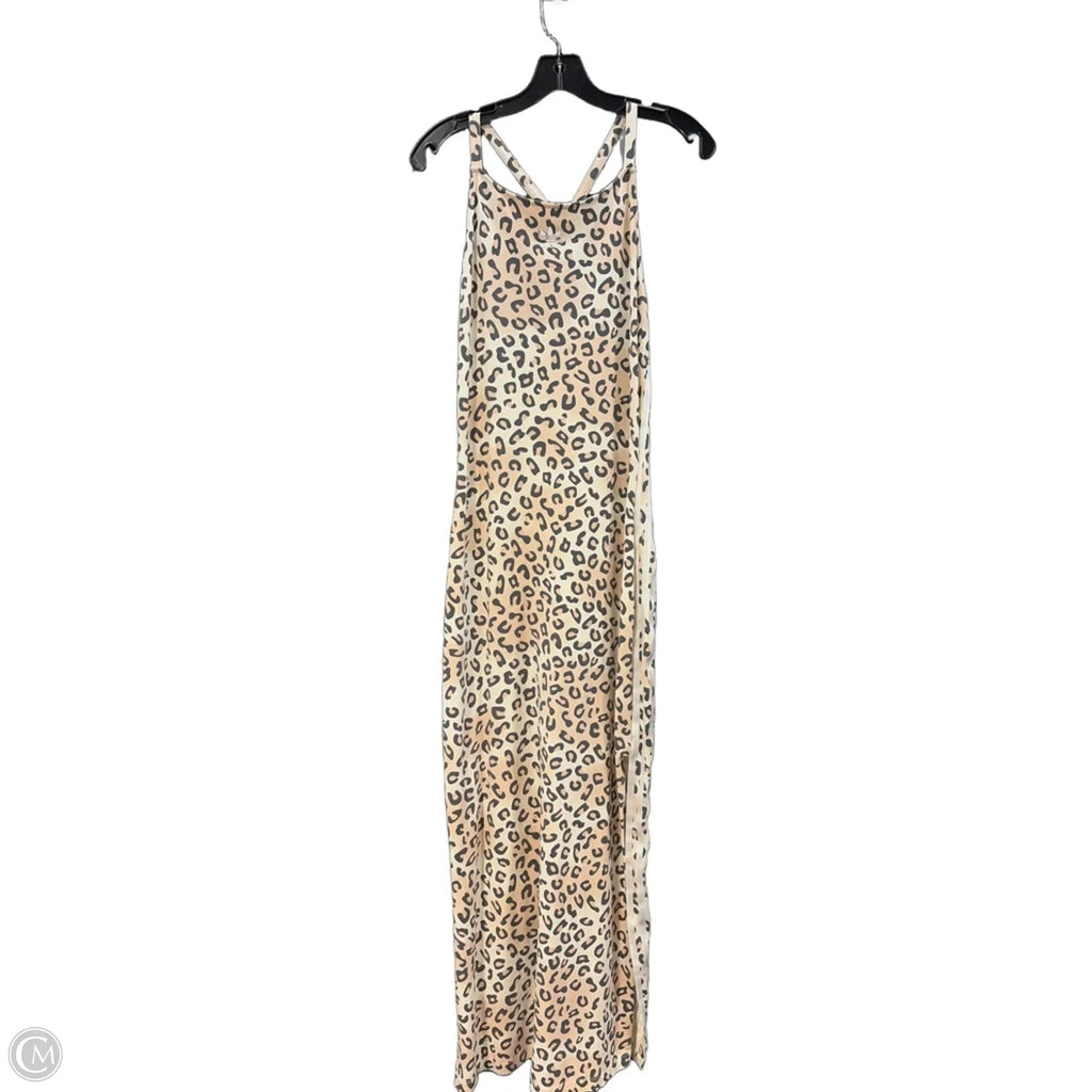 Dress Casual Maxi By Adidas In Animal Print, Size: L
