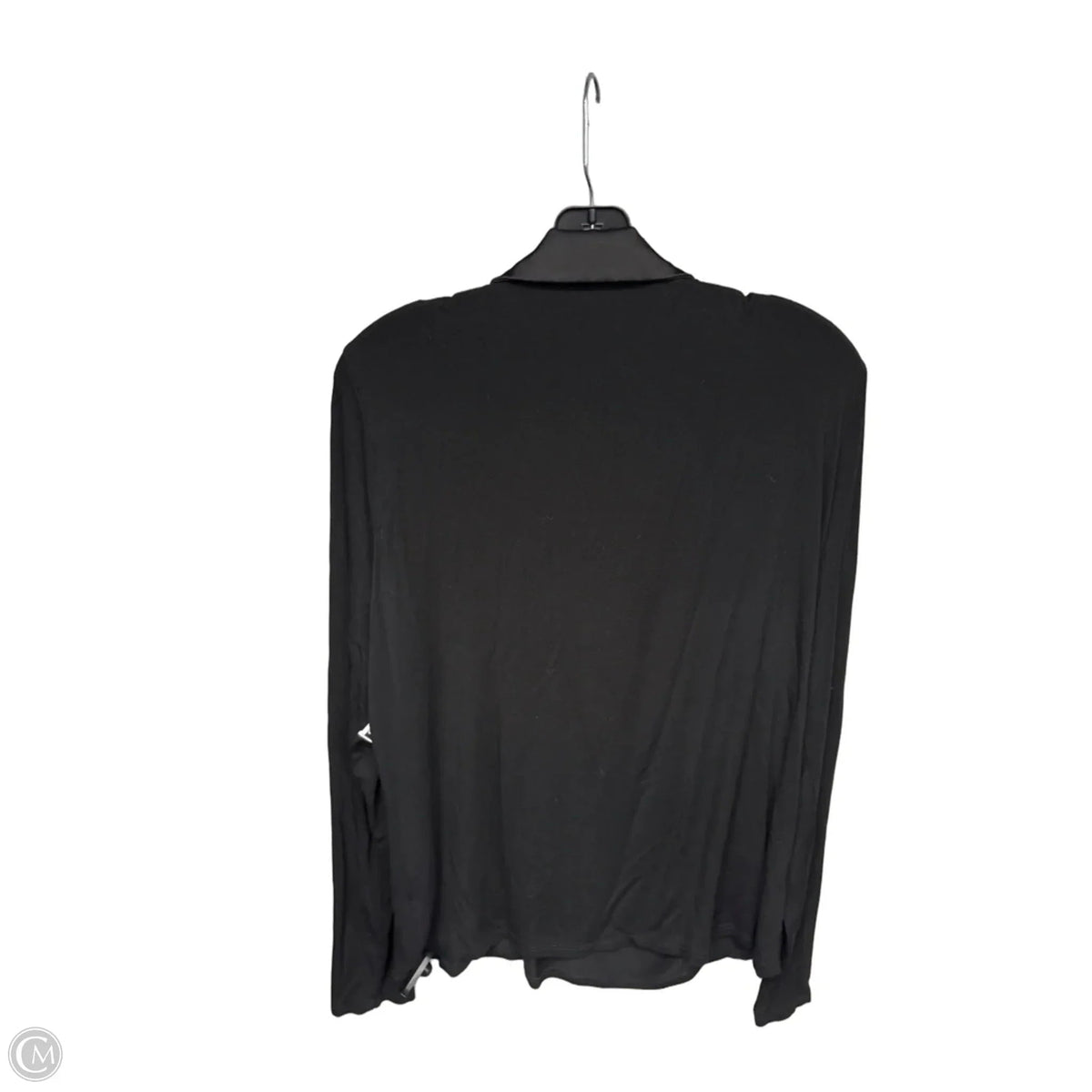 Top Long Sleeve By Halogen In Black, Size: Xl