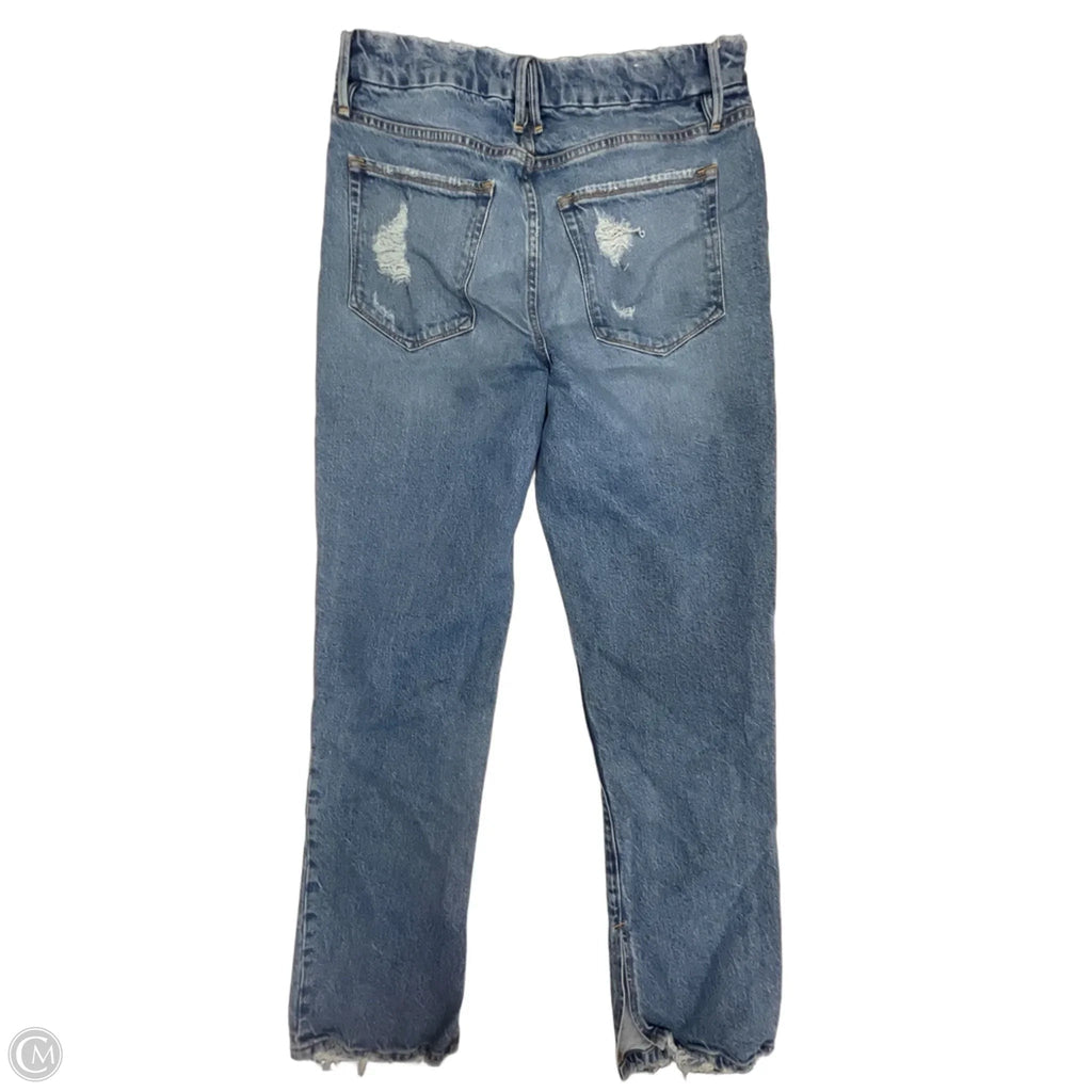 Jeans Boyfriend By Good American In Blue Denim, Size: 10