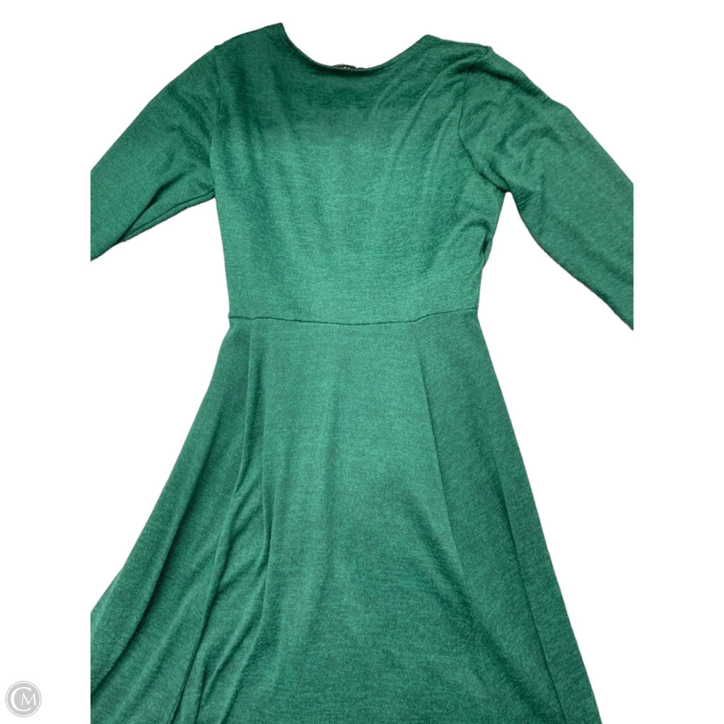 Dress Sweater By Robbie Bee In Green, Size: S