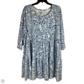 Dress Casual By Crown And Ivy In Blue & White, Size: 2x