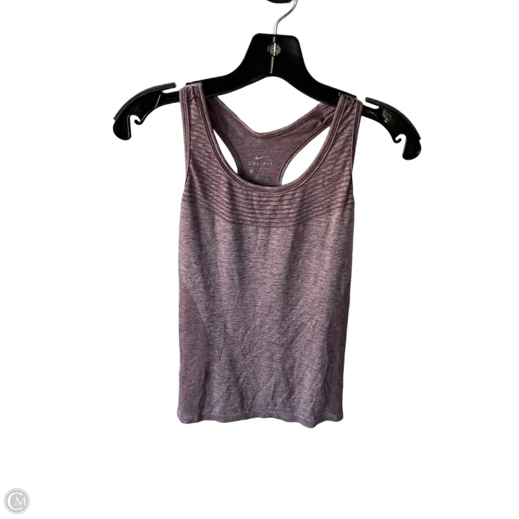 Athletic Tank Top By Nike In Purple, Size: M