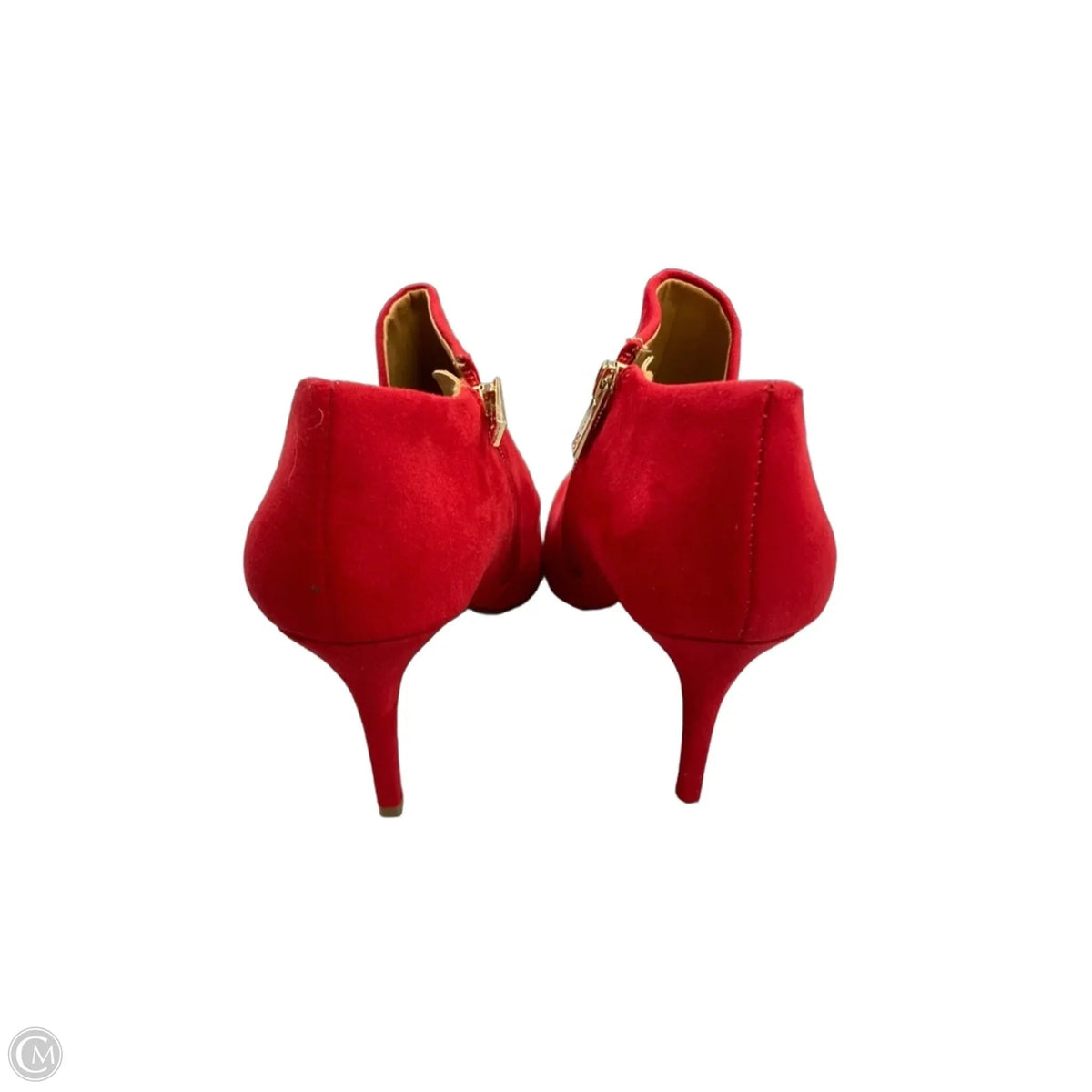 Boots Ankle Heels By Jessica Simpson In Red, Size: 7