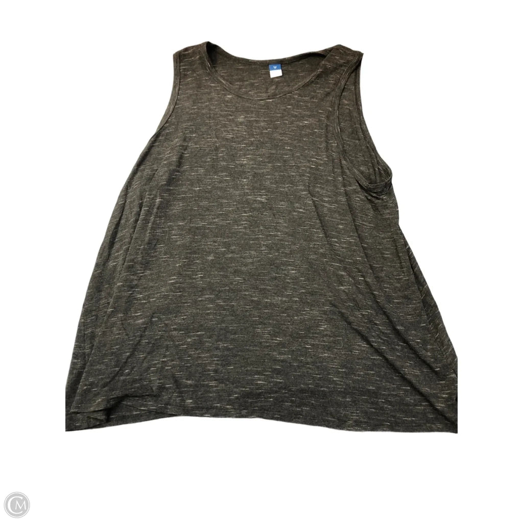 Tank Top By Old Navy In Black & Grey, Size: Xl