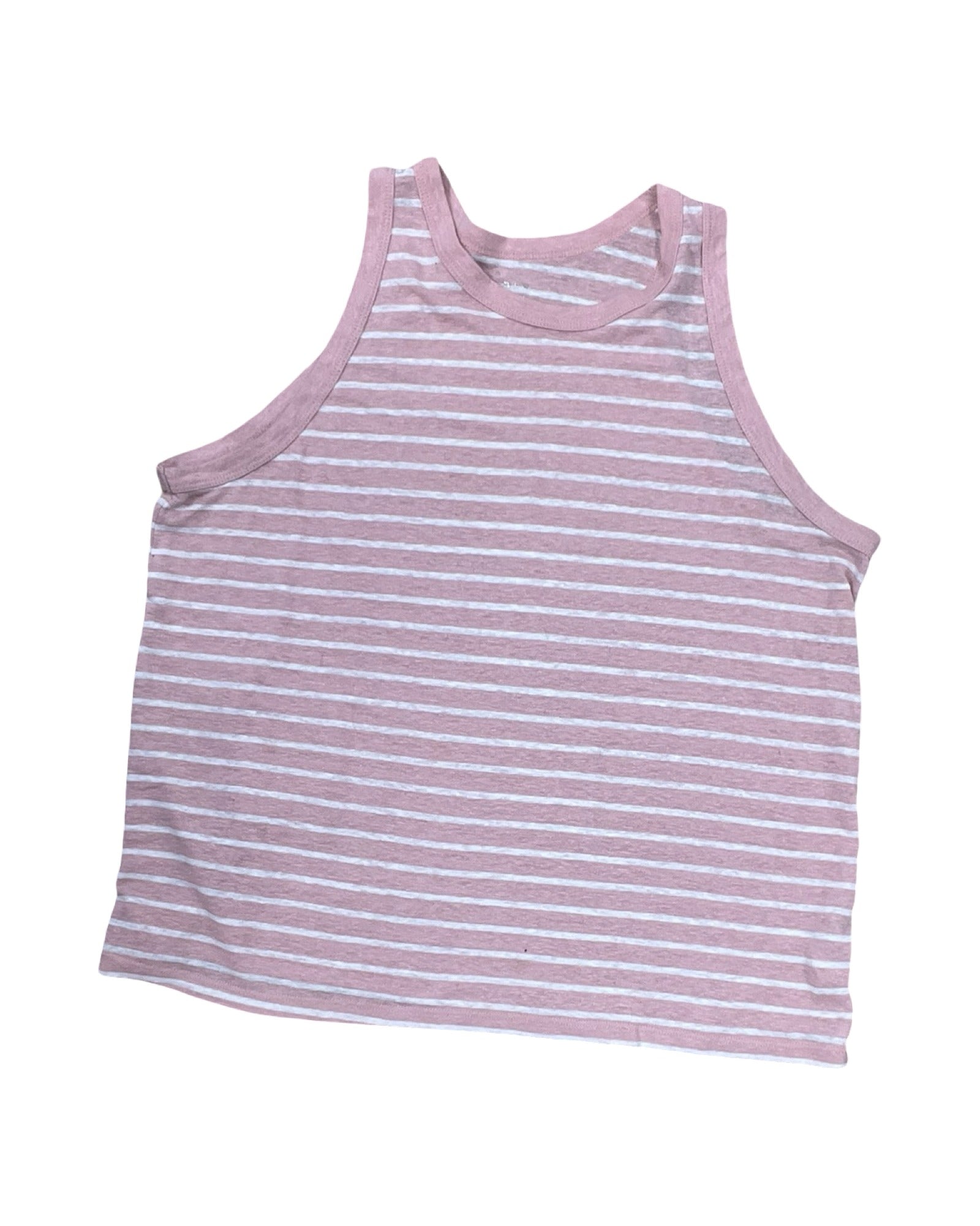 Top Sleeveless By A New Day In Pink & White, Size:1X