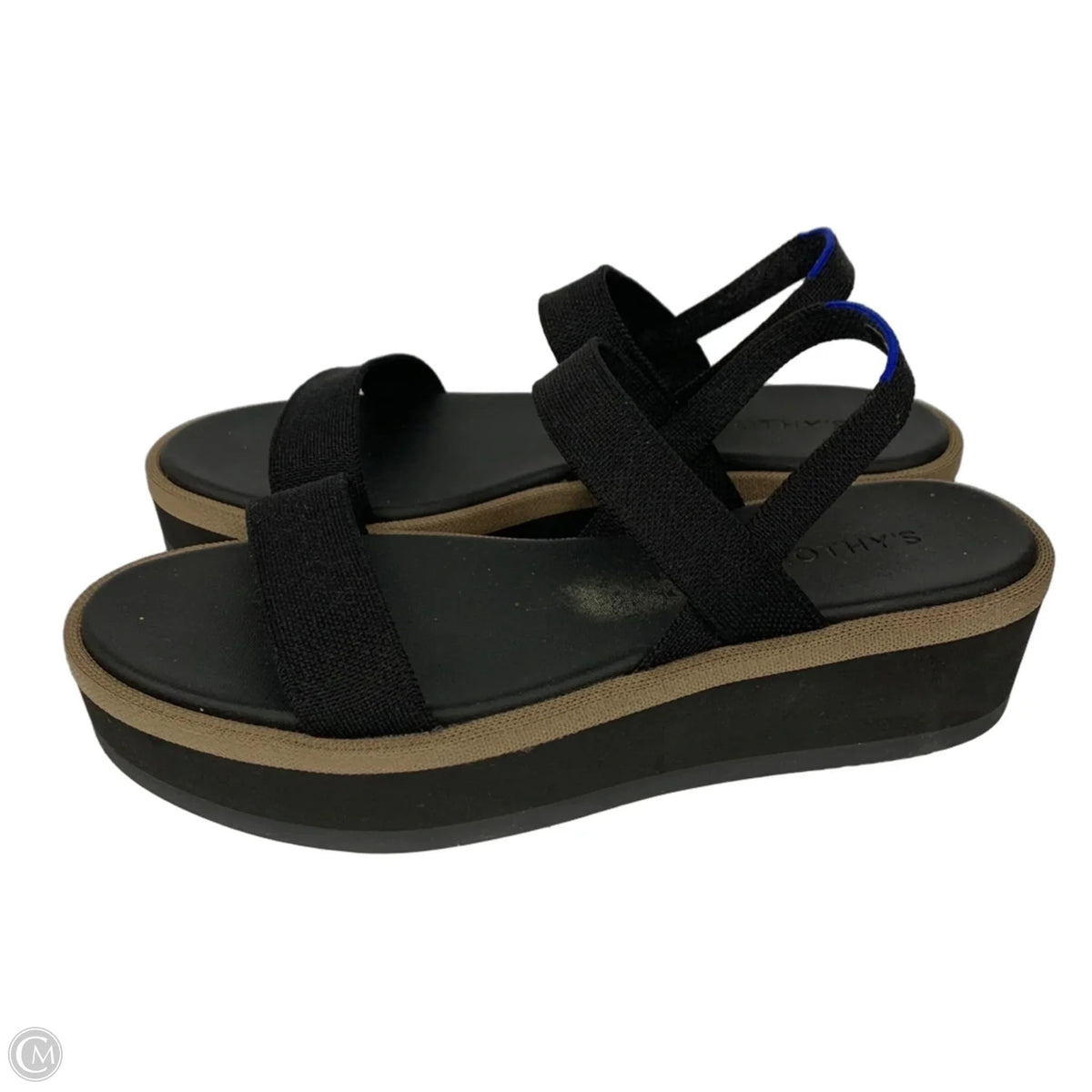Sandals Flats By Rothys In Black, Size: 12
