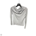 Top Long Sleeve By Abercrombie And Fitch In Grey, Size: L