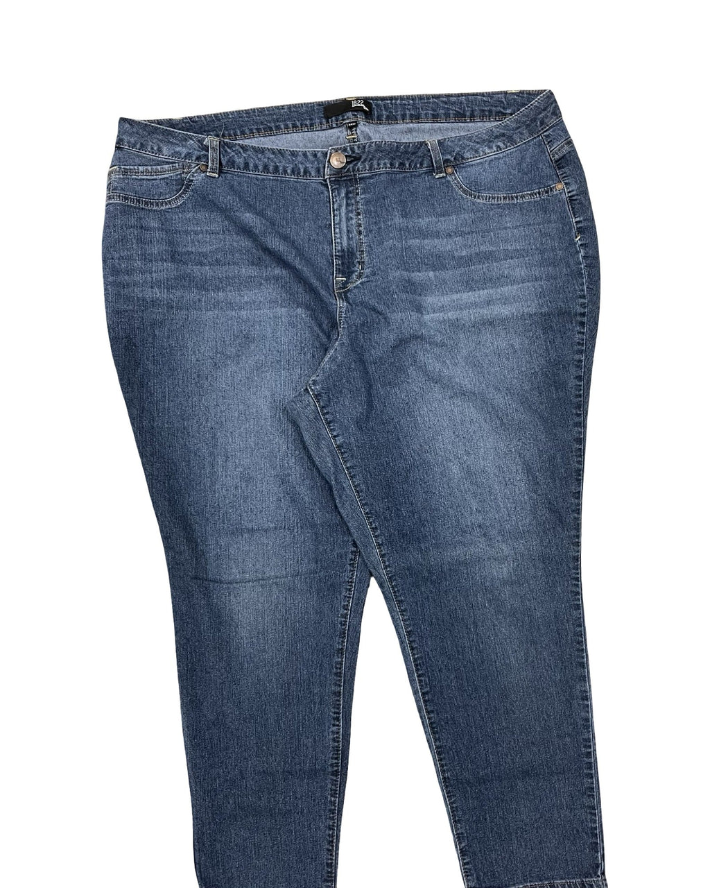 Jeans Straight By 1822 Denim In Blue Denim, Size:24