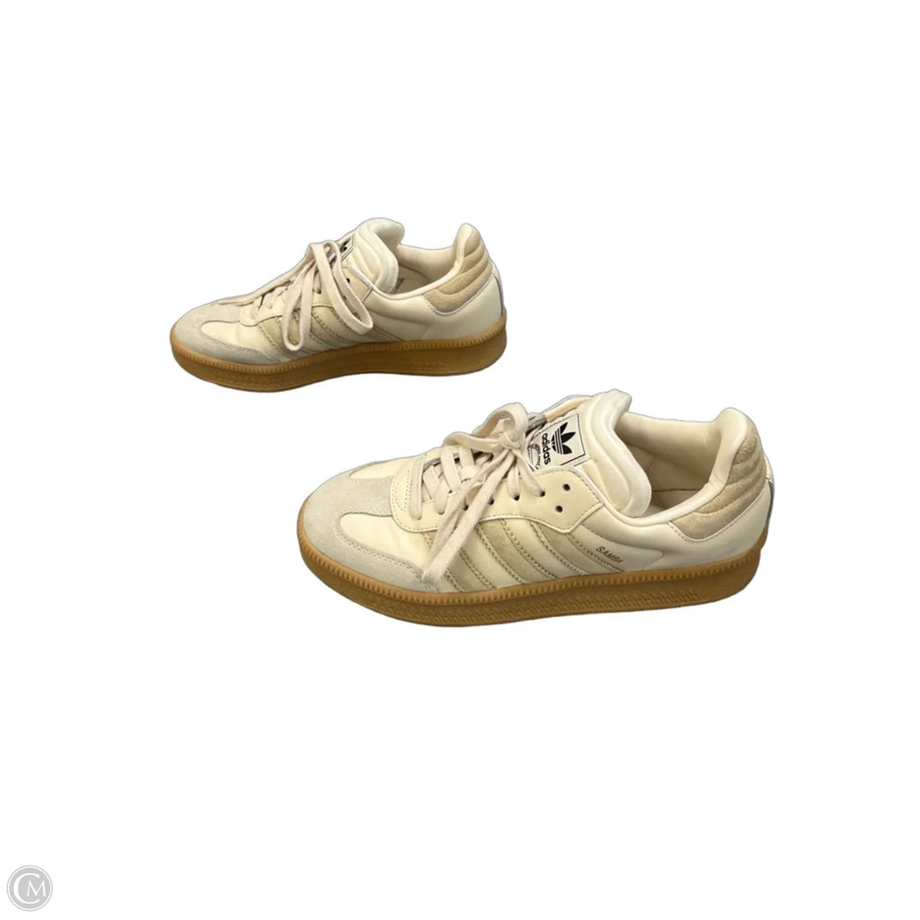 Shoes Sneakers By Adidas In Cream, Size: 9