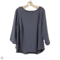 Top Long Sleeve By Cj Banks In Navy, Size: 1x
