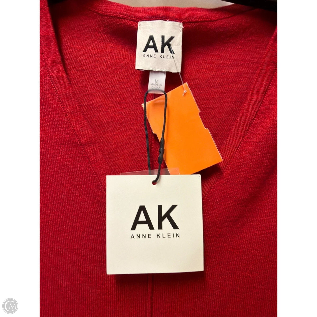 Sweater By Anne Klein In Red, Size: M
