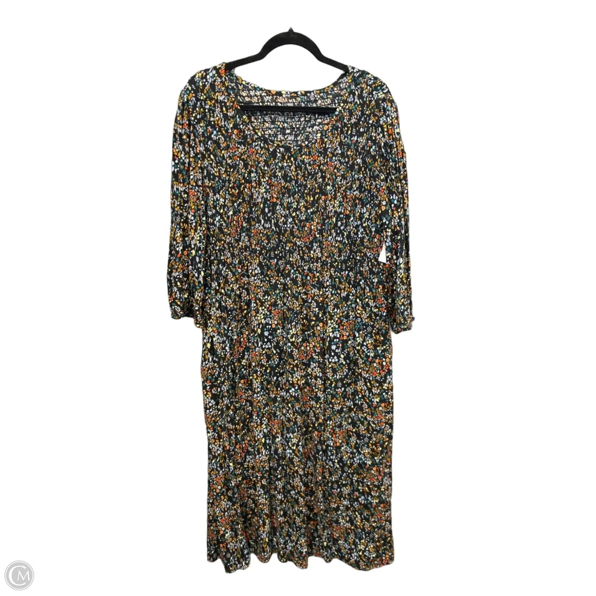 Dress Casual Maxi By Clothes Mentor In Black, Size: 1x
