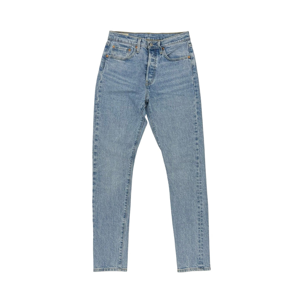 Jeans Straight By Levis In Blue Denim, Size:4