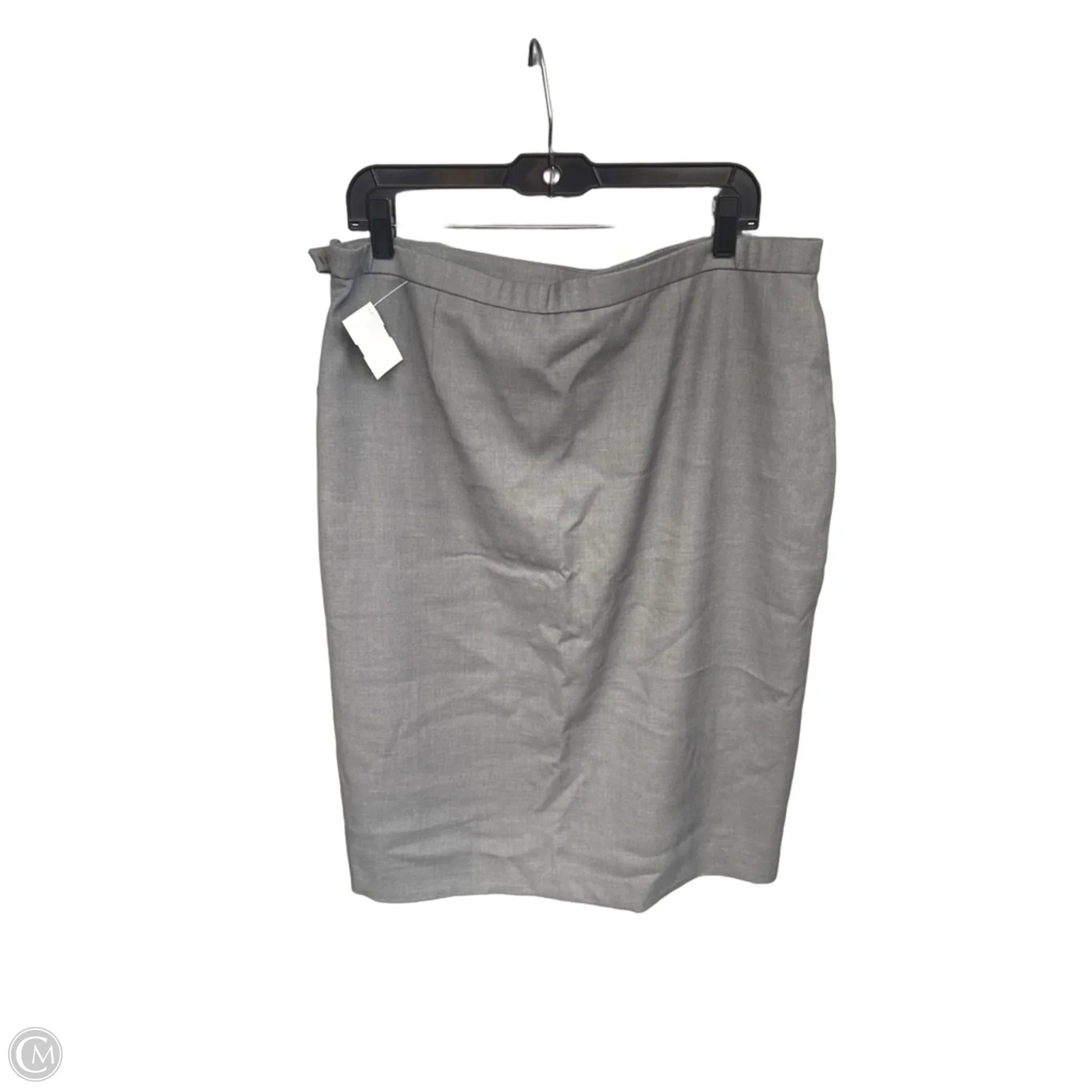 Skirt Midi By Abercrombie And Fitch In Grey, Size: L