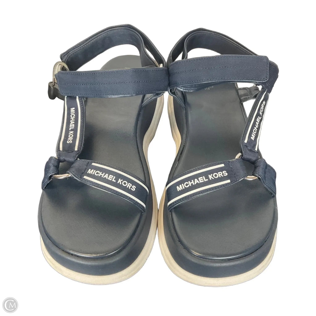 Sandals Sport By Michael By Michael Kors In Blue, Size: 11