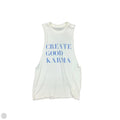 Top Sleeveless By Spiritual Gangster In White, Size: S
