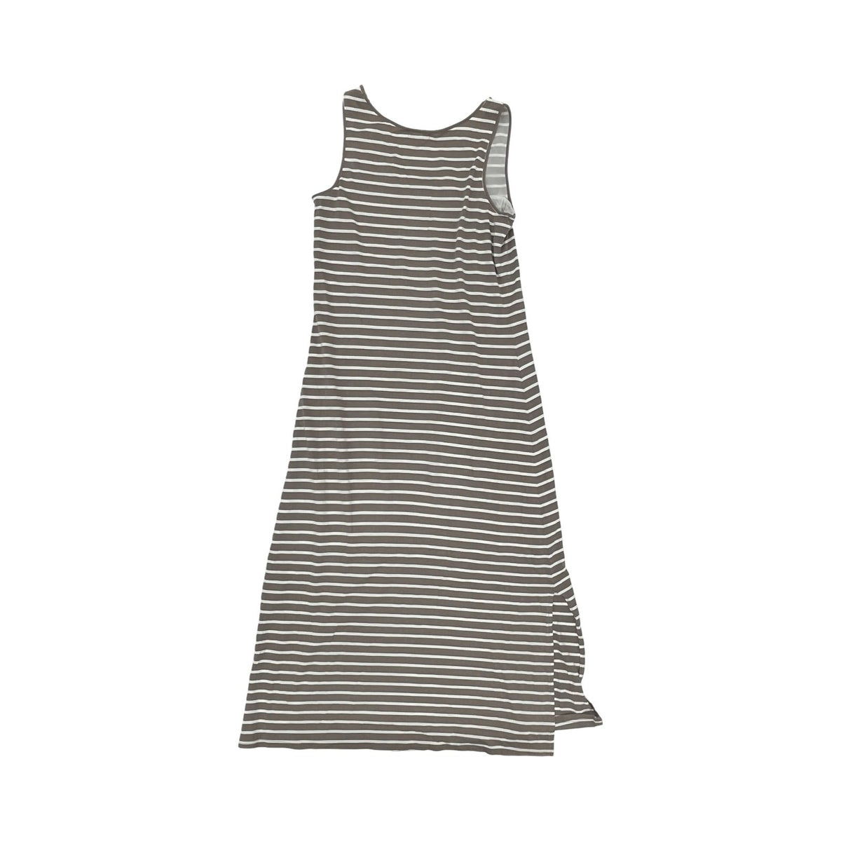 Dress Casual Midi By Garnet Hill In Brown & Cream, Size:Xs