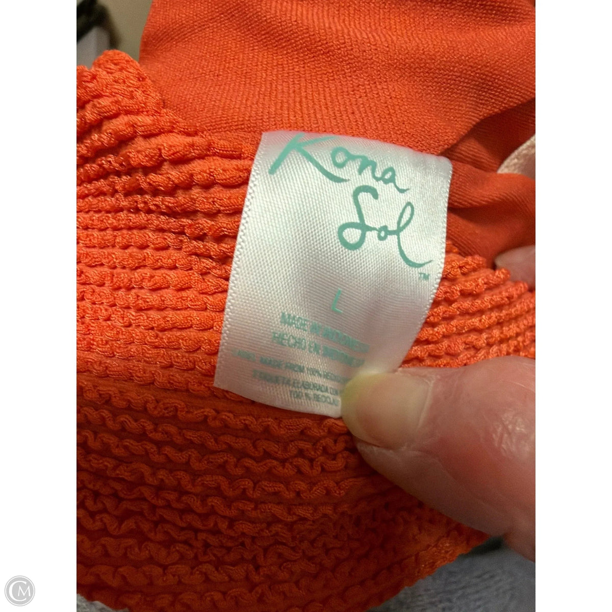 Swimsuit By Kona Sol In Orange, Size: L