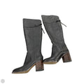 Boots Knee Heels By Franco Sarto In Black, Size: 10