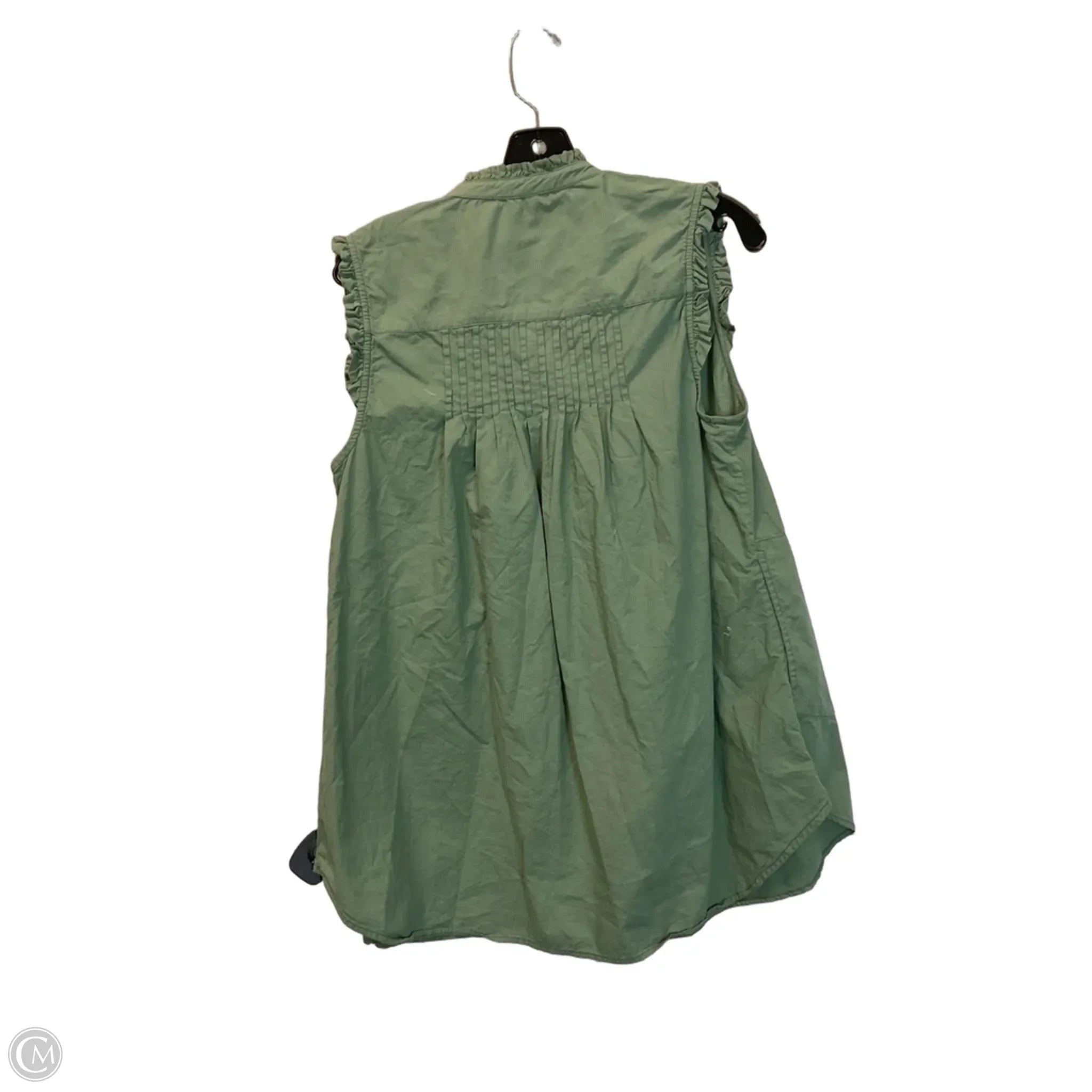 Top Sleeveless By Free People In Green, Size: S