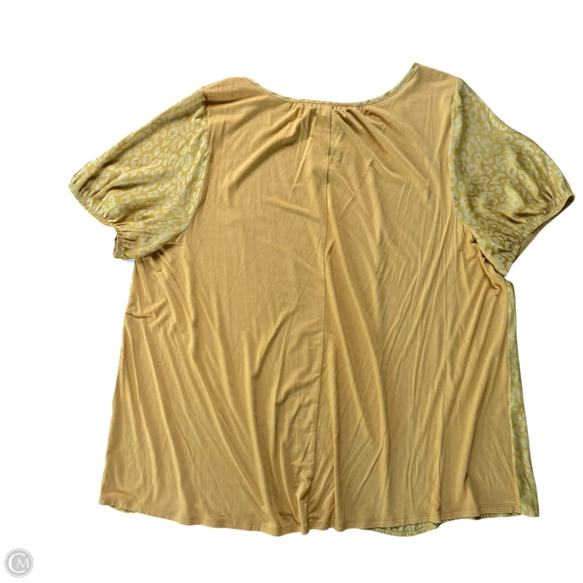 Top Short Sleeve By Lane Bryant In Animal Print, Size: 2x